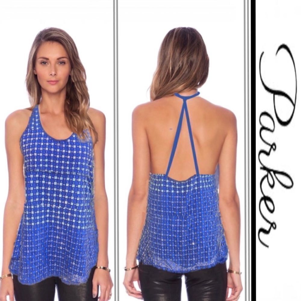 Parker Sandra Embellished Tank